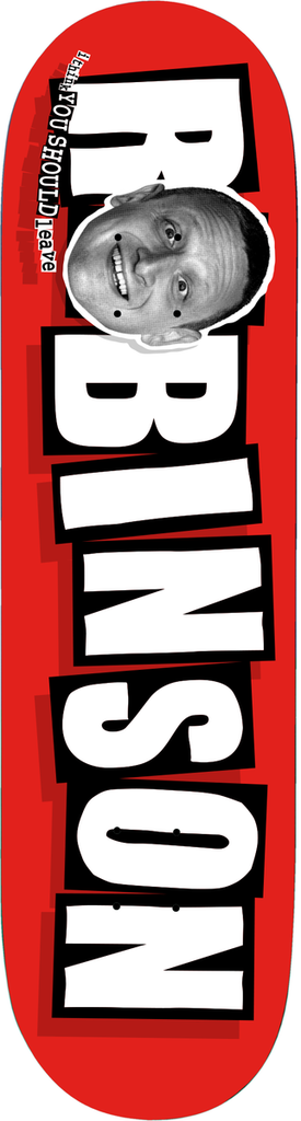 BAKER TIM ROBINSON BRAND LOGO DECK 8.0