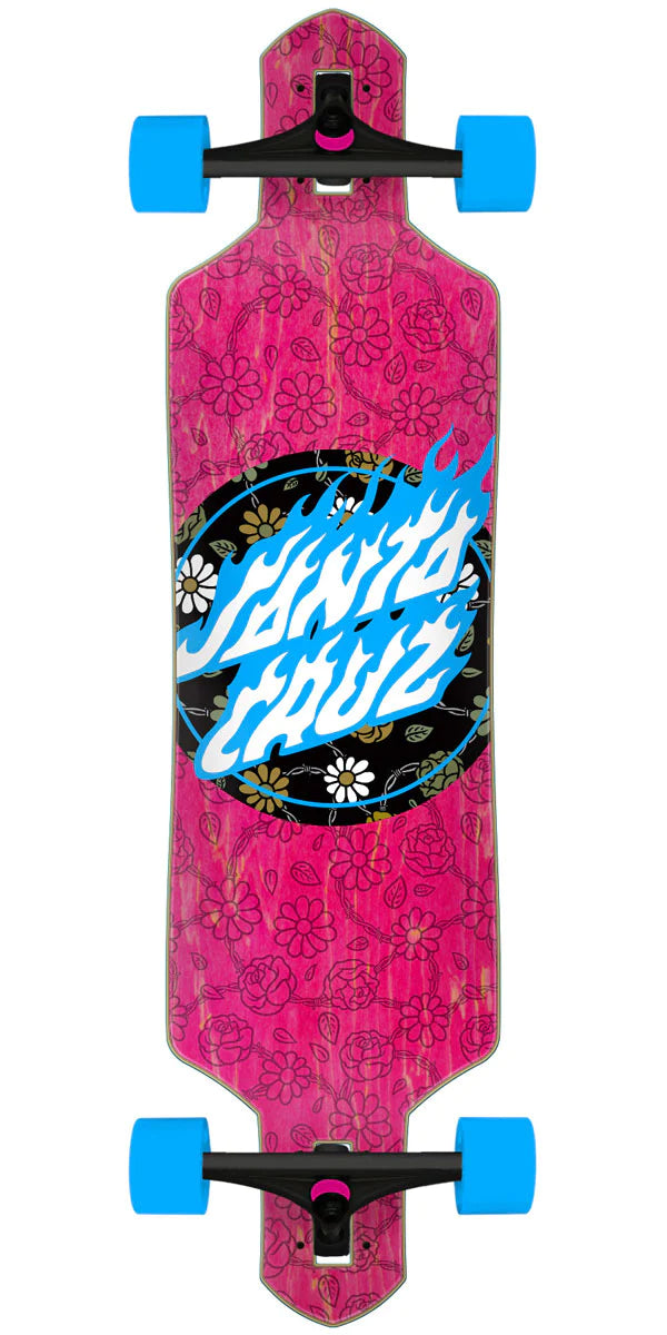 Santa Cruz Floral Flame Dot Longboard
