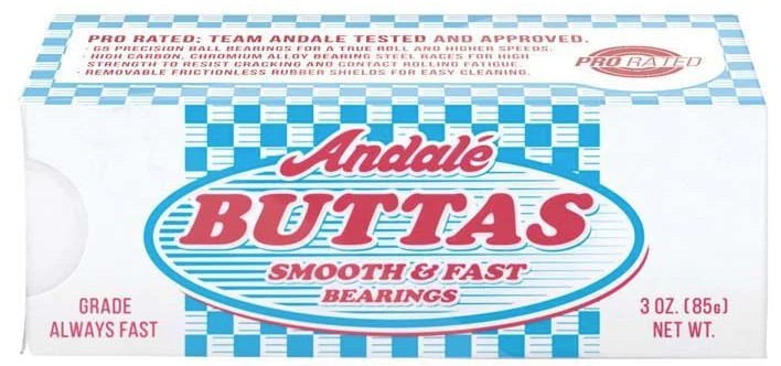 ANDALE BUTTAS BEARINGS SINGLE SET OF 8