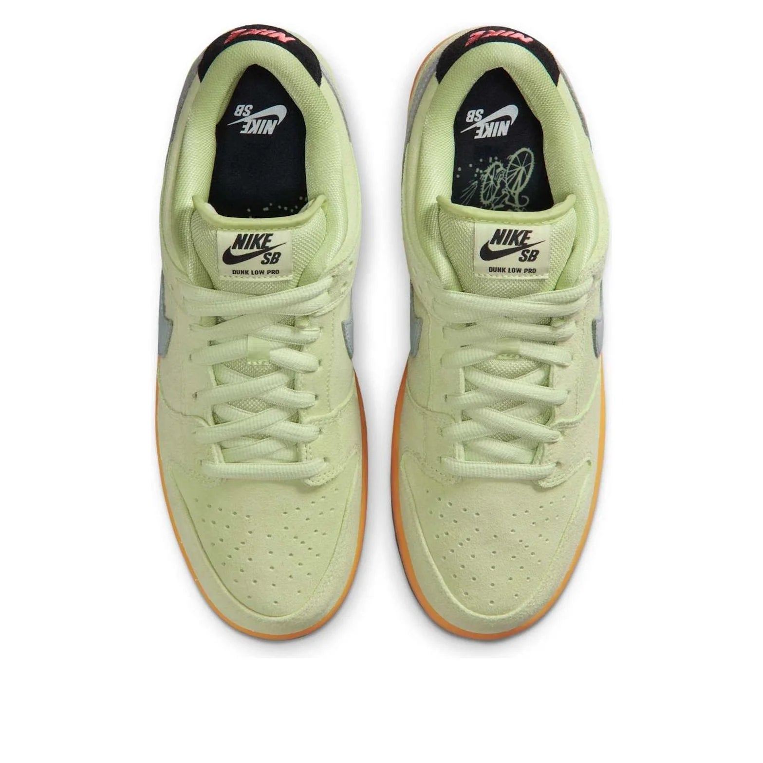 NIKE SB DUNK LOW PRO PRM LIGHT LIQUID LIME/WOLF GREY/BLACK