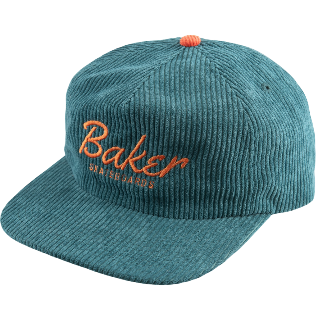 BAKER DOLPHIN SNAPBACK HAT GREEN CORD OSFM