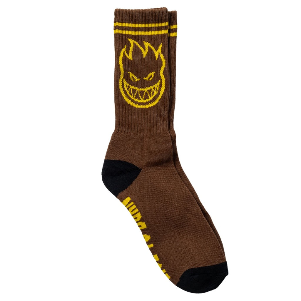 SPITFIRE BIGHEAD SOCKS BROWN/GOLD OSFM