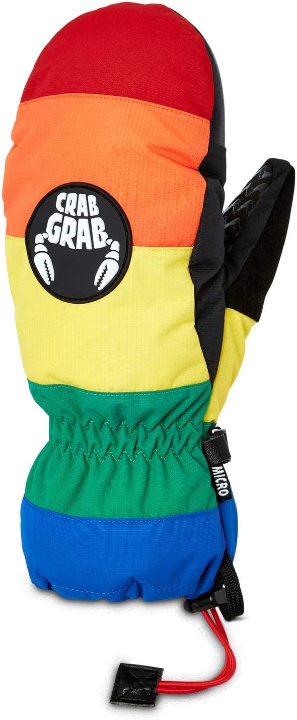 CRAB GRAB Micro Mitt Kids Rainbow Mittens