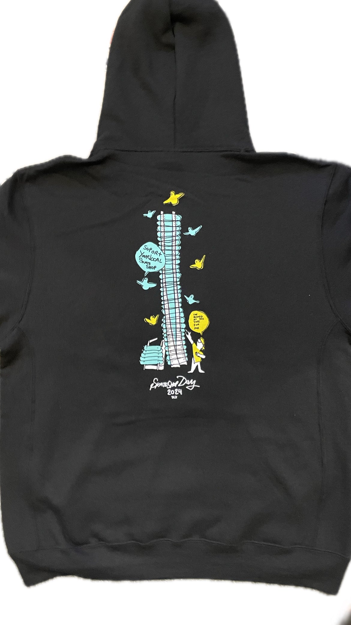 Gonz Skate Shop Day Deck Wall Hoodie X Skaters Advocate