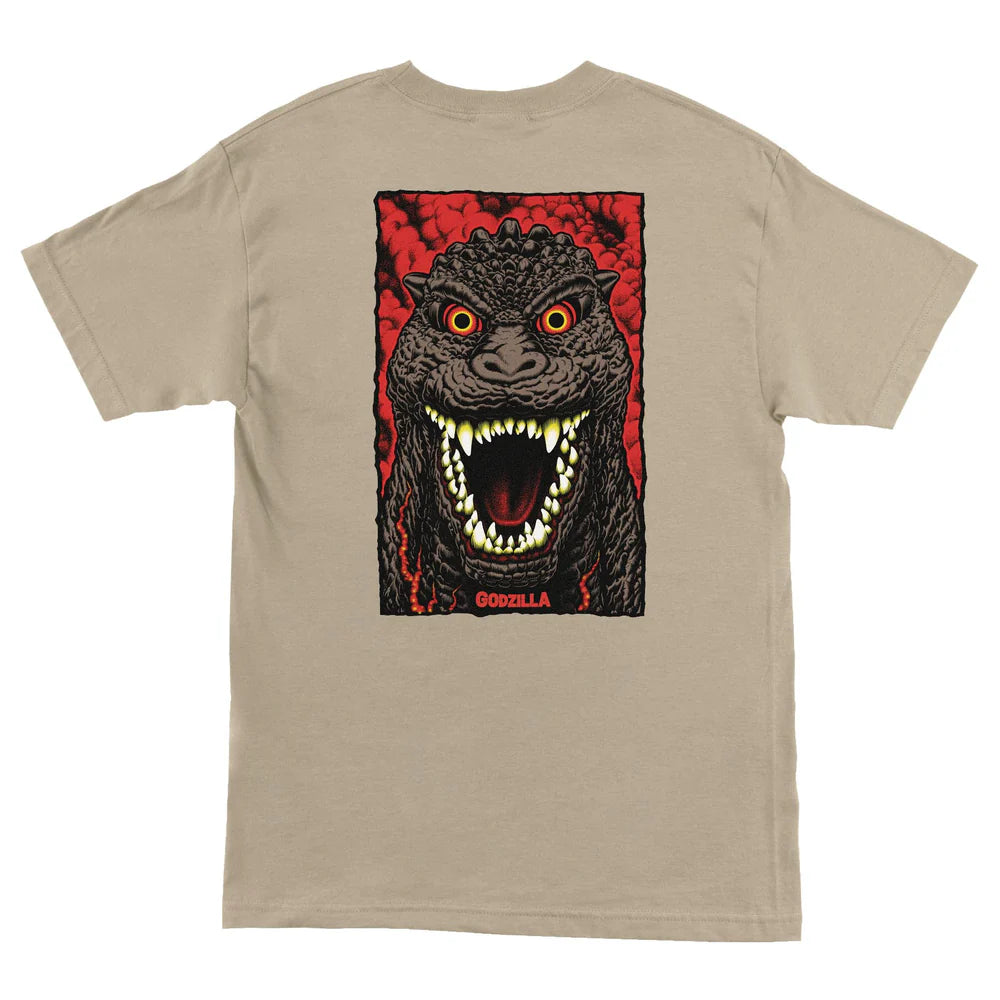 Godzilla Destroyer Stripes Mens Santa Cruz T-Shirt
