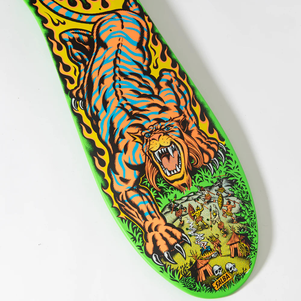 Santa Cruz 10.3in Salba Tiger Reissue Skateboard Deck