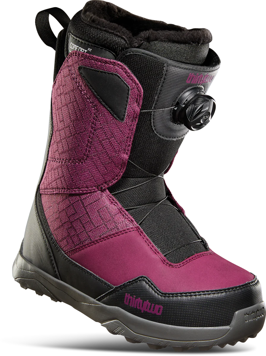 Thirtytwo Shifty BOA Women's Black/Purple Snowboard Boots 2023