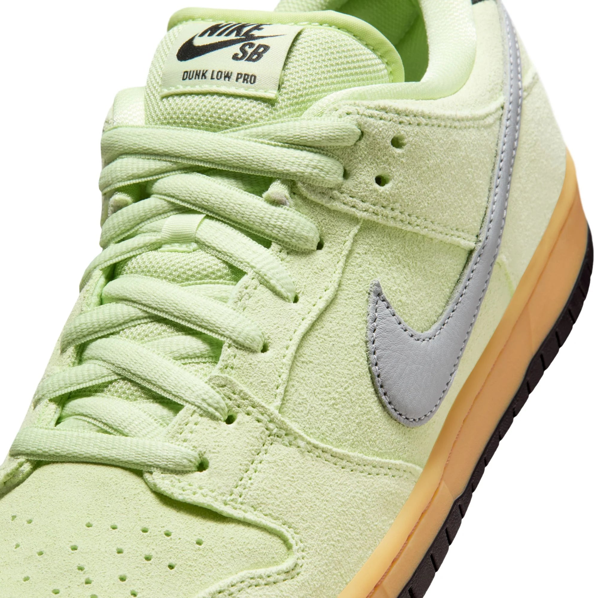 NIKE SB DUNK LOW PRO PRM LIGHT LIQUID LIME/WOLF GREY/BLACK
