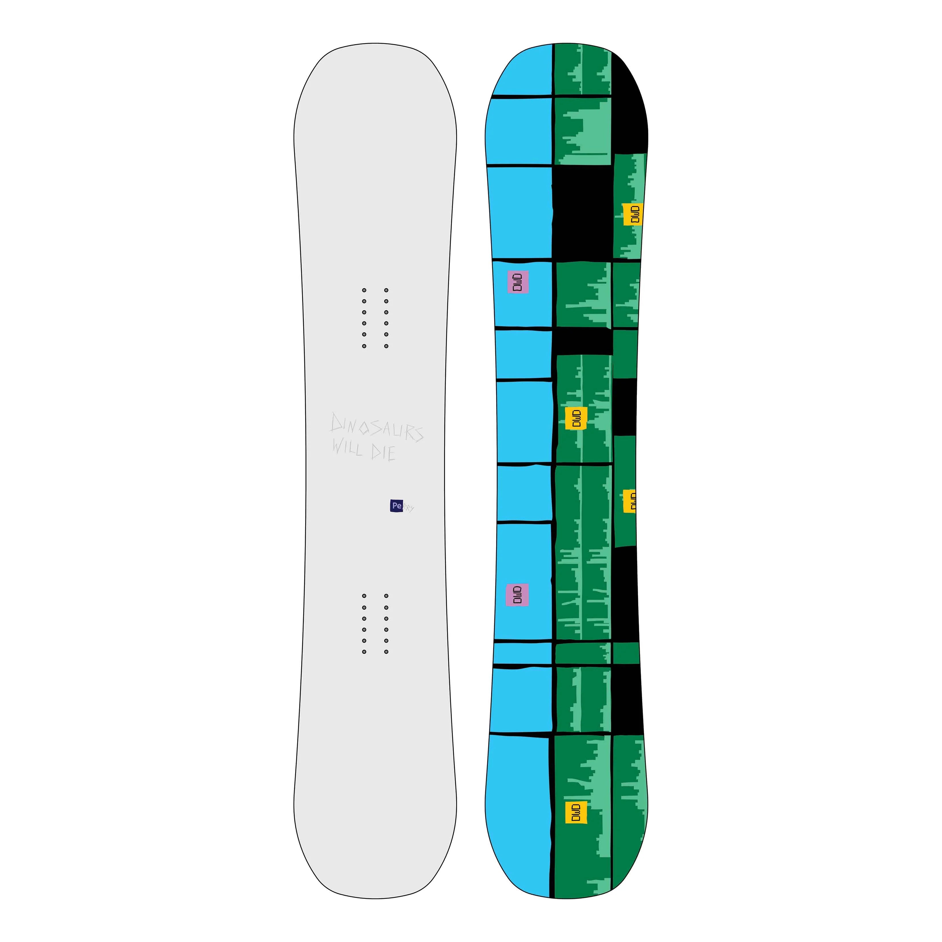 Dinosaurs Will Die Snowboards Perry Snowboard 2025