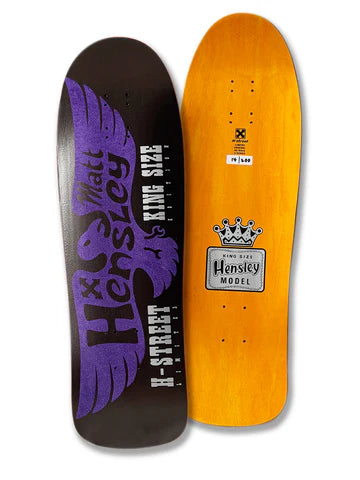 MATT HENSLEY KINGSIZE LE EAGLE, G SERIES Black Flood With Purple Flocking and Metalic Ink