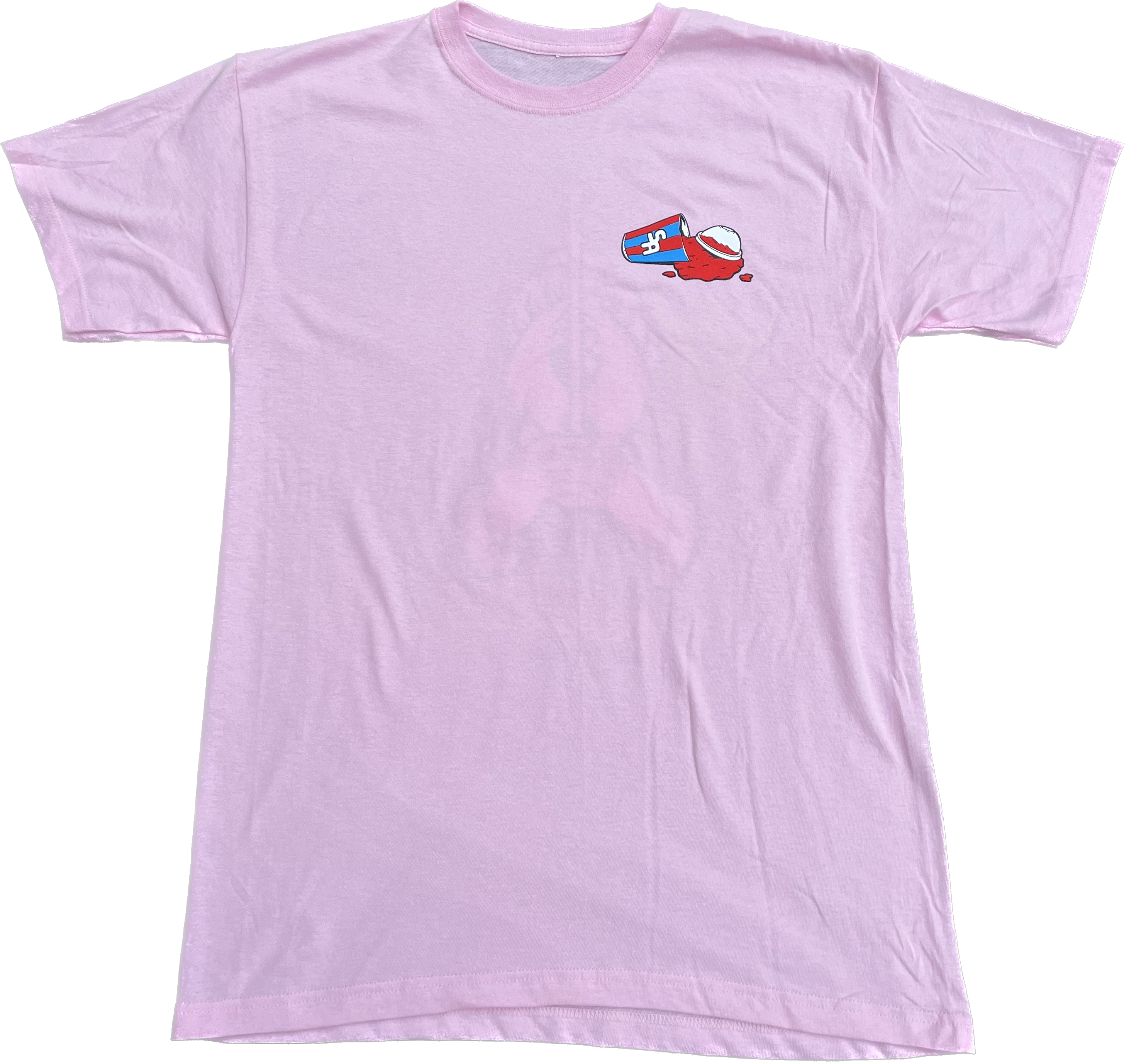 Skaters Advocate Slurpee Bear and Straw Powell Peralta Spoof T-Shirt  Pink