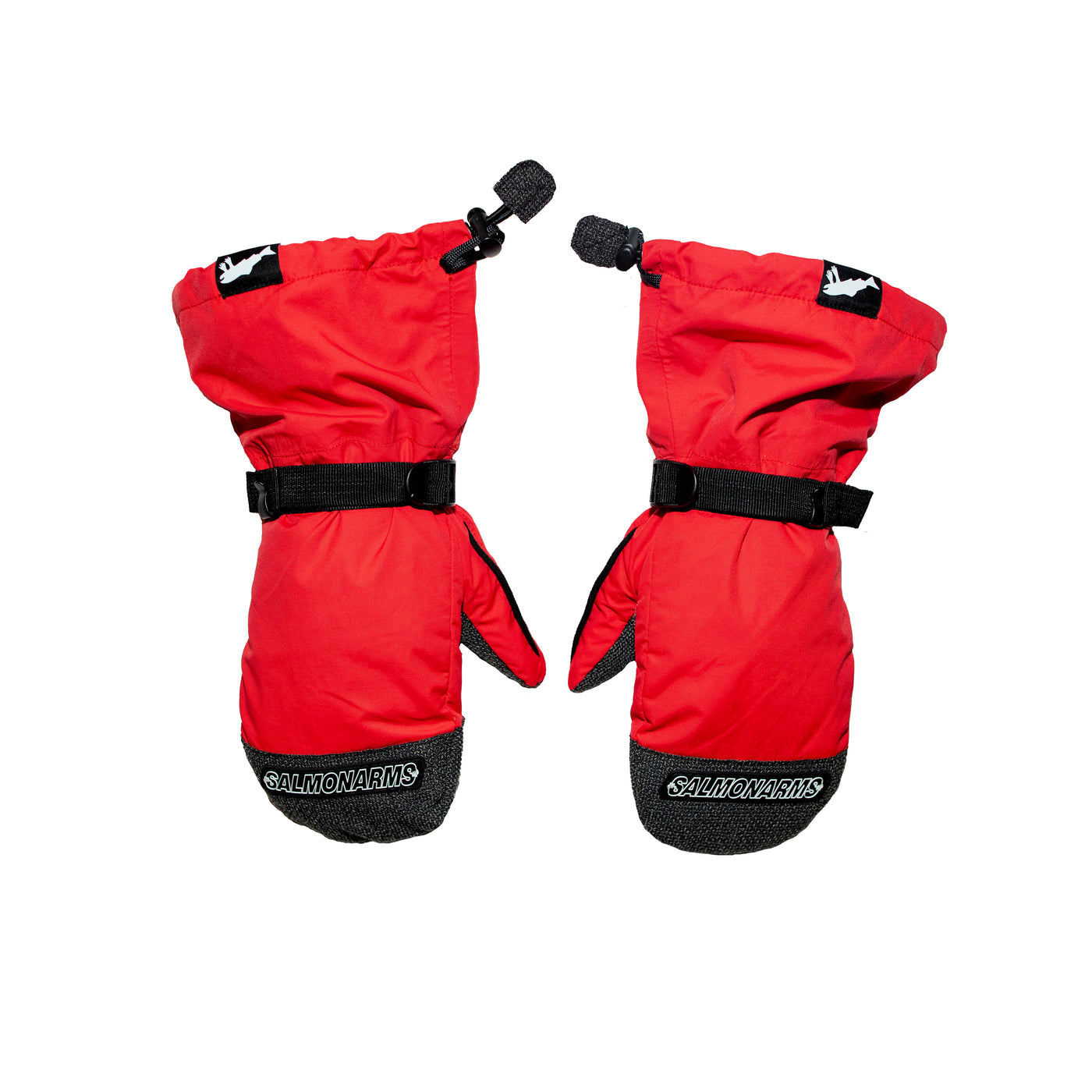 Salmon Arms OverMitt 2 Fish Paw Red Snowboarding Mittens 2025