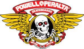 POWELL MIKE VALLELY BUG BLUE/RED FOIL SHAPED DECK 10.0 X 30.25