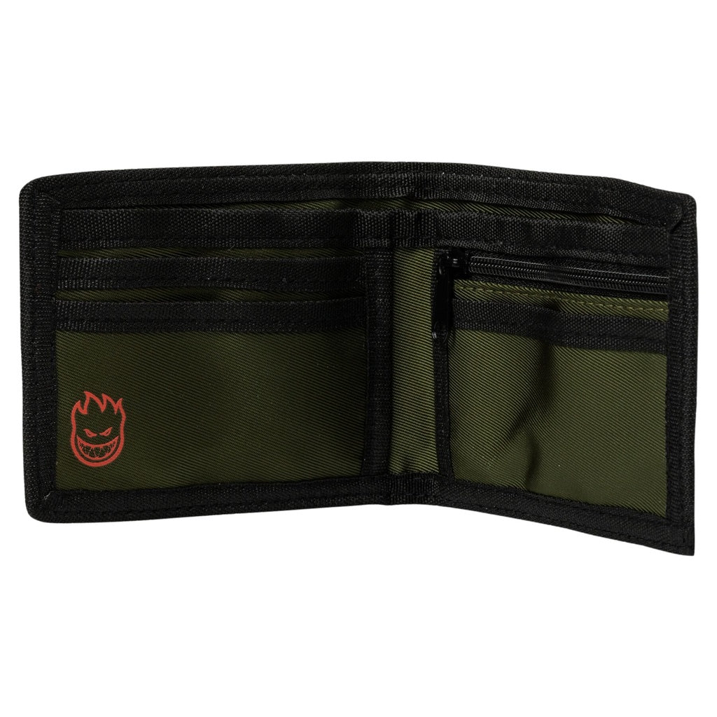 SPITFIRE DEMONSEED BI FOLD WALLET OLIVE