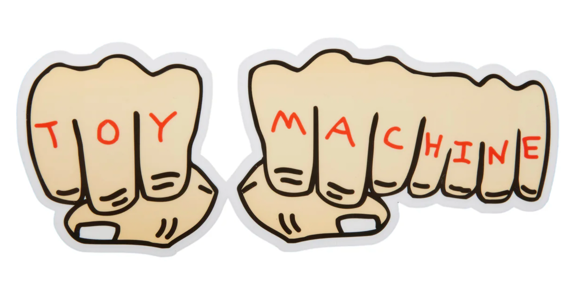Toy Machine Fists MD Sticker