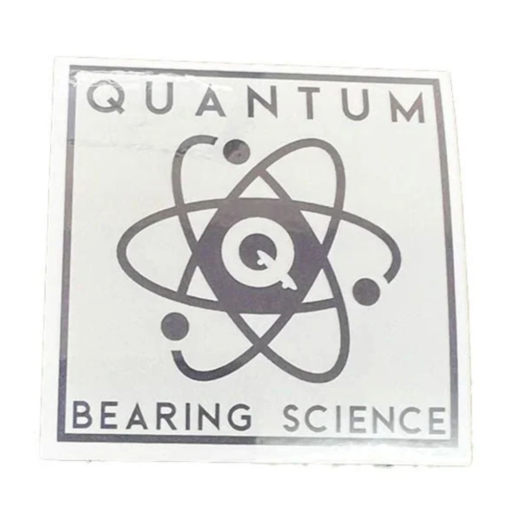 Quantum Bearing Science 2" Silver Sticker