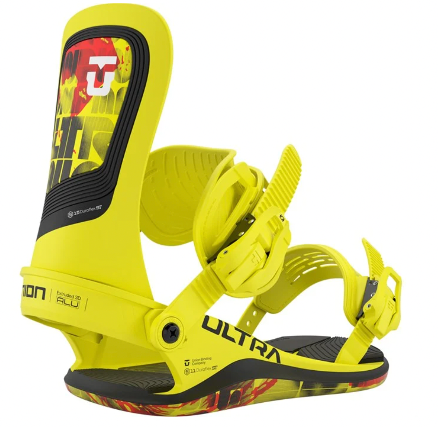 Union Ultra Snowboard Bindings 2026 Hype Yellow