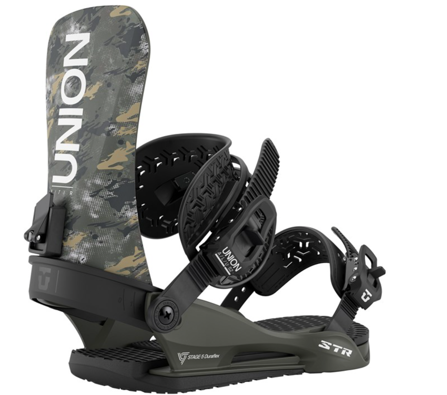 Union STR Snowboard Bindings 2026 Camo