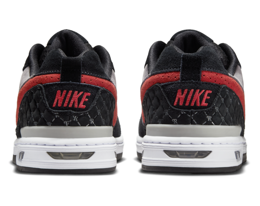 NIKE SB PAUL RODRIGUEZ ZOOM AIR LOW BLACK/VARSITY RED-FLINT GREY