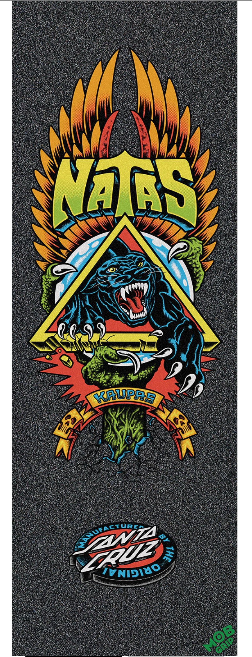 11in Santa Cruz Natas Panther Mob Skateboard Griptape