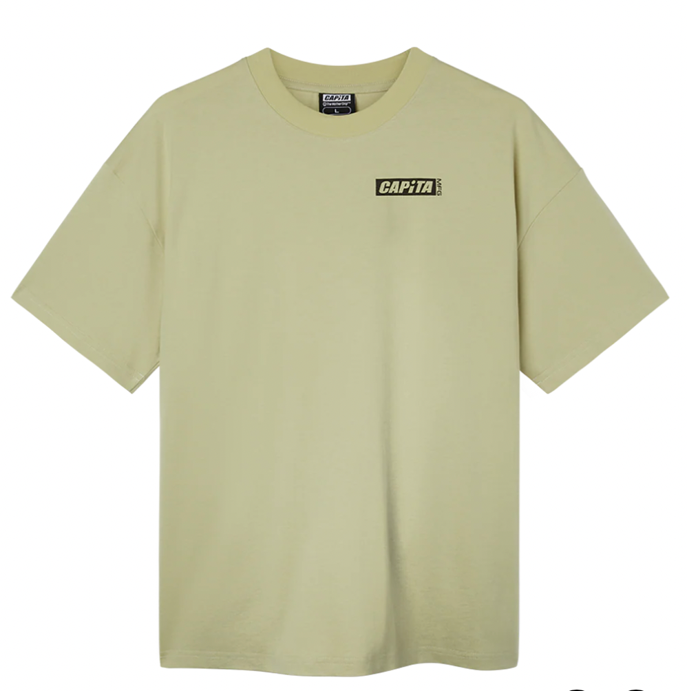 Capita Skull Tee Green Black