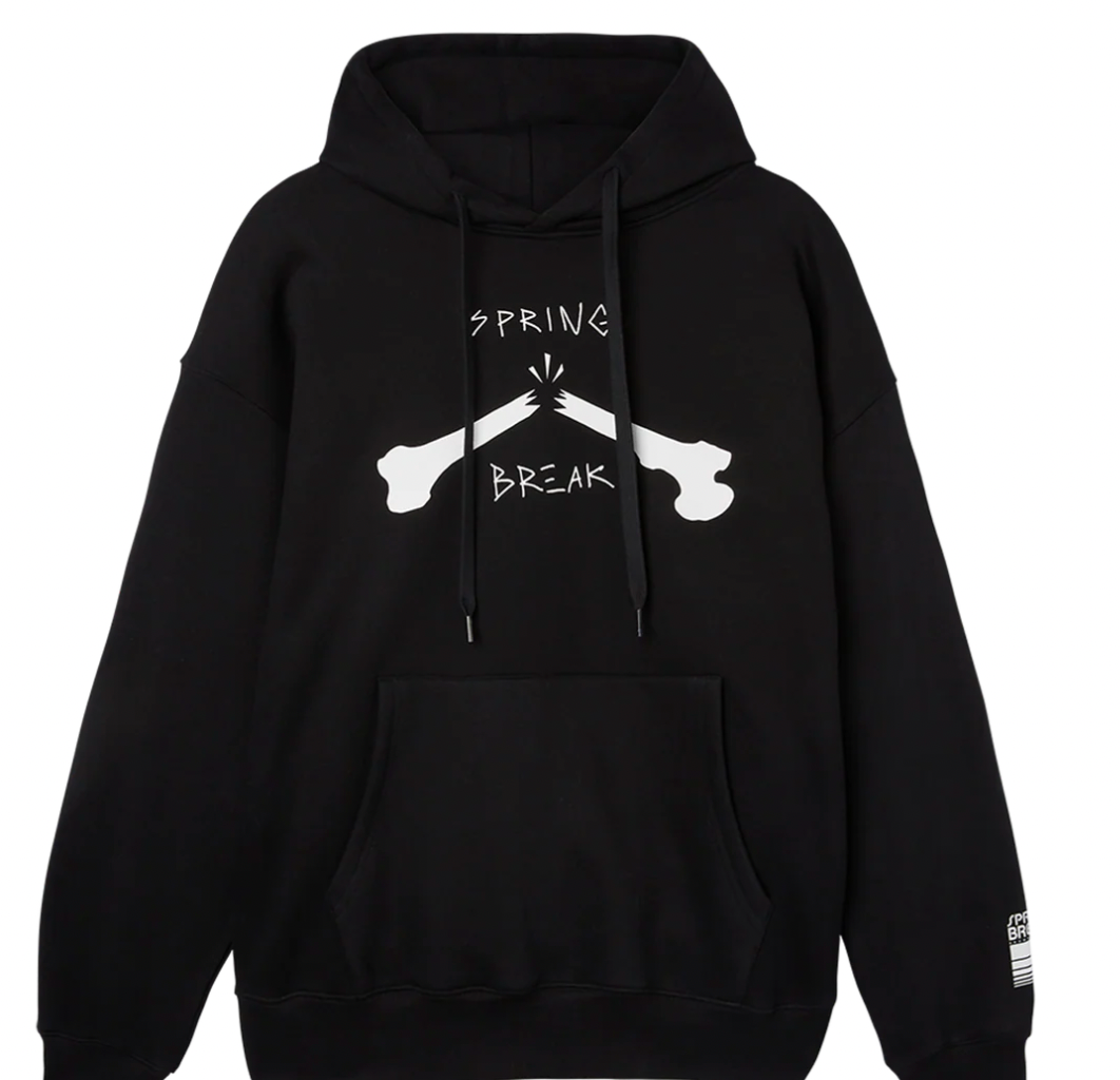 Capita Bones Hoodie Black White Spring Break
