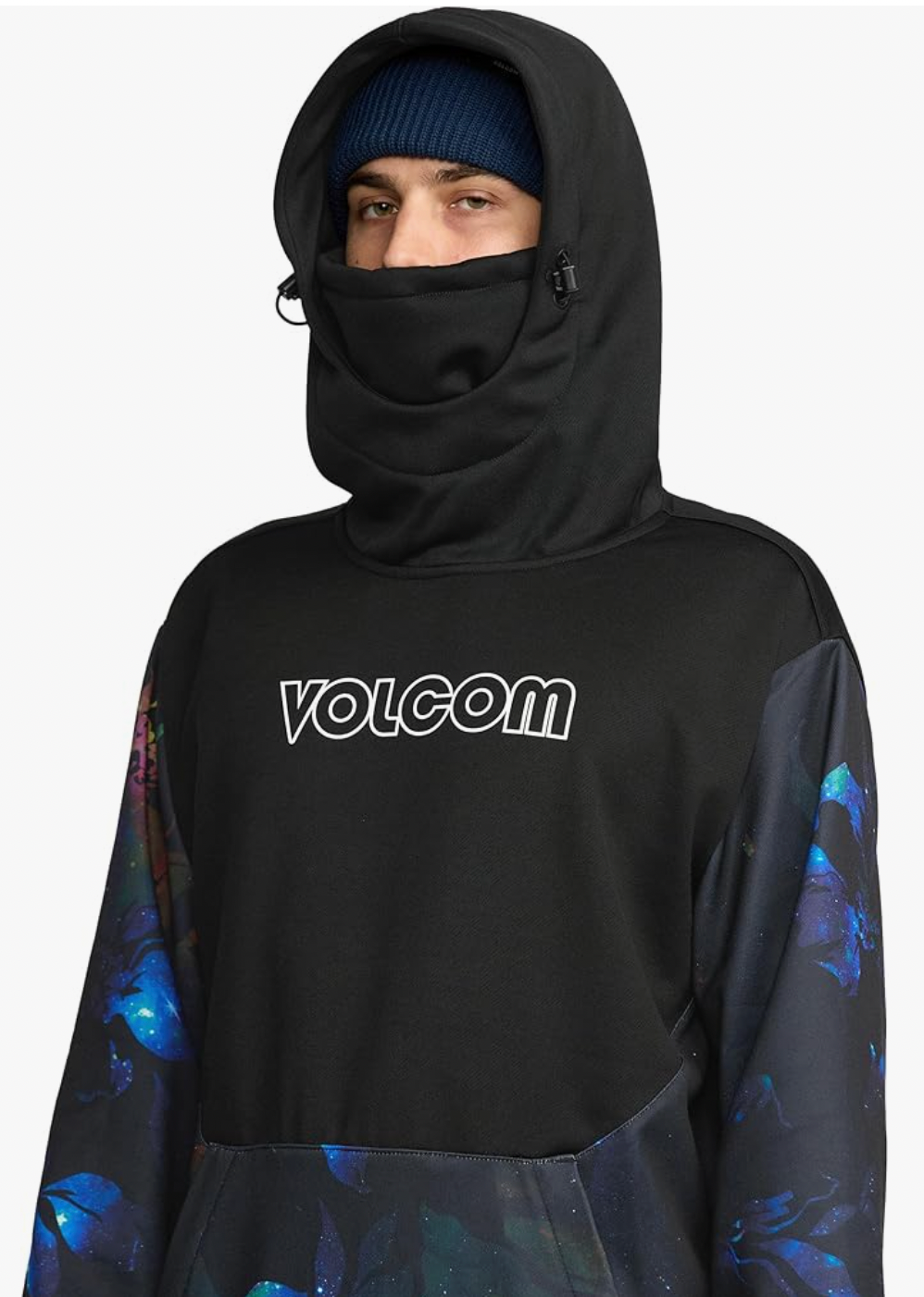 Volcom Men's Hydro Fleece Riding Hoodie Space Aloha
