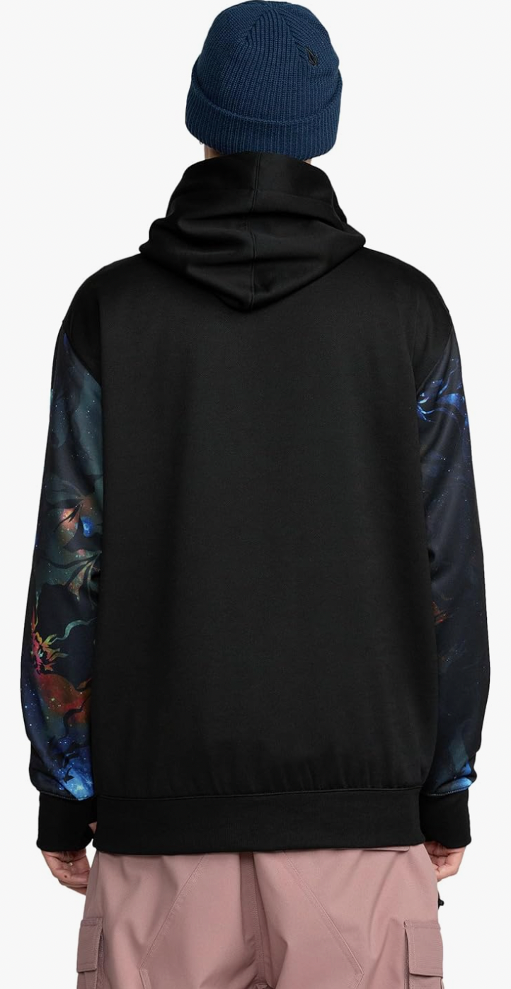Volcom Men's Hydro Fleece Riding Hoodie Space Aloha