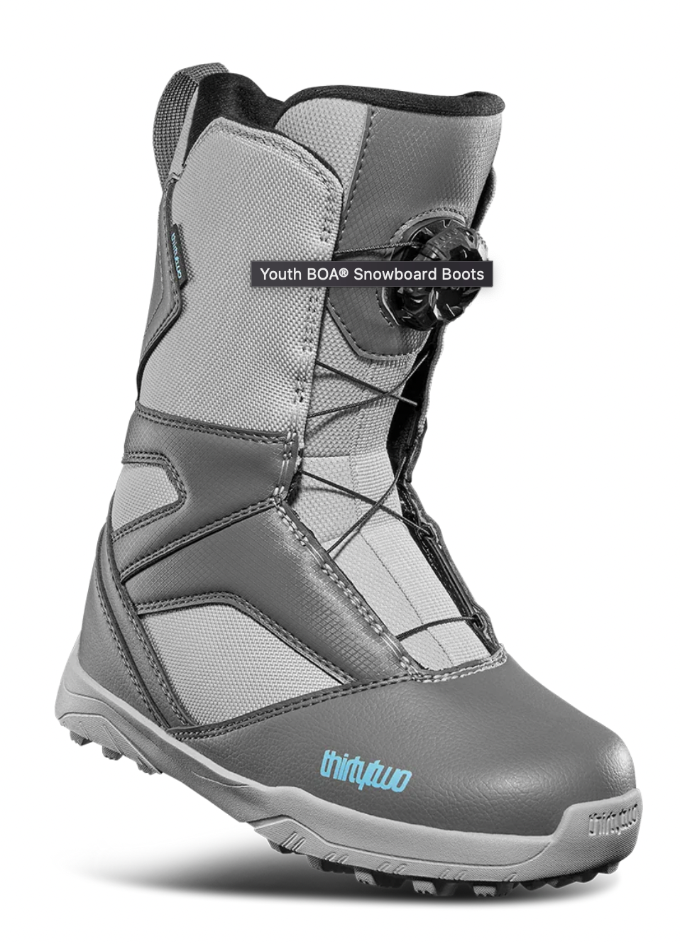 THRTYTWO YOUTH BOA® SNOWBOARD BOOTS DARK GREY