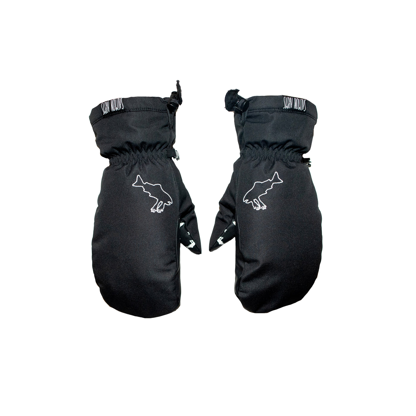 Salmon Arms Mini Logo Team Snowboarding Mittens 2025