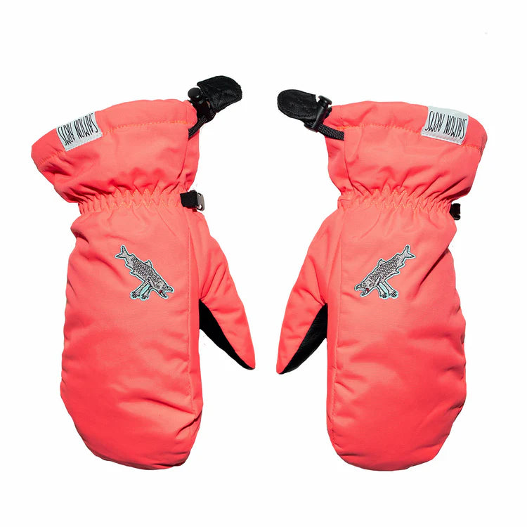 Salmon Arms Classit Mitt Spawn Coral Snowboarding Mittens 2025