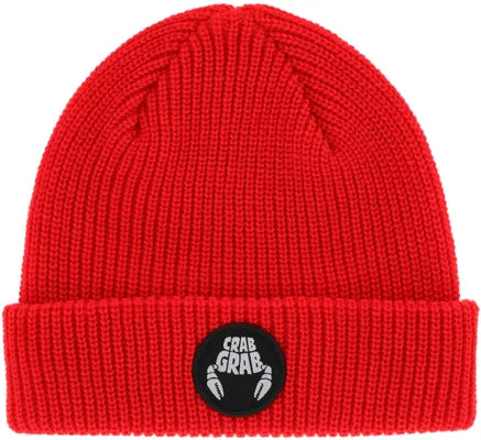 Crab Grab Circle Patch Beanie