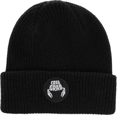 Crab Grab Circle Patch Beanie