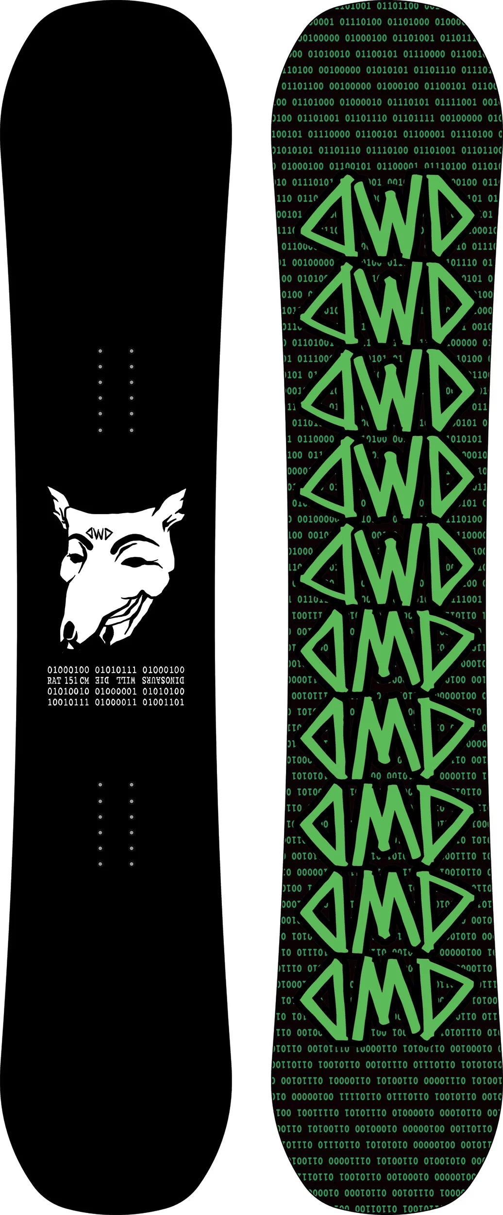 Dinosaurs Will Die Snowboards Rat Snowboard 2025