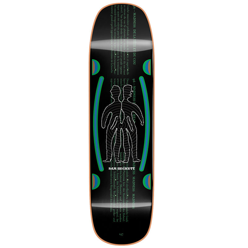 Madness Skateboards Sam Beckett Split Impact Light Skateboard Deck 8.75''