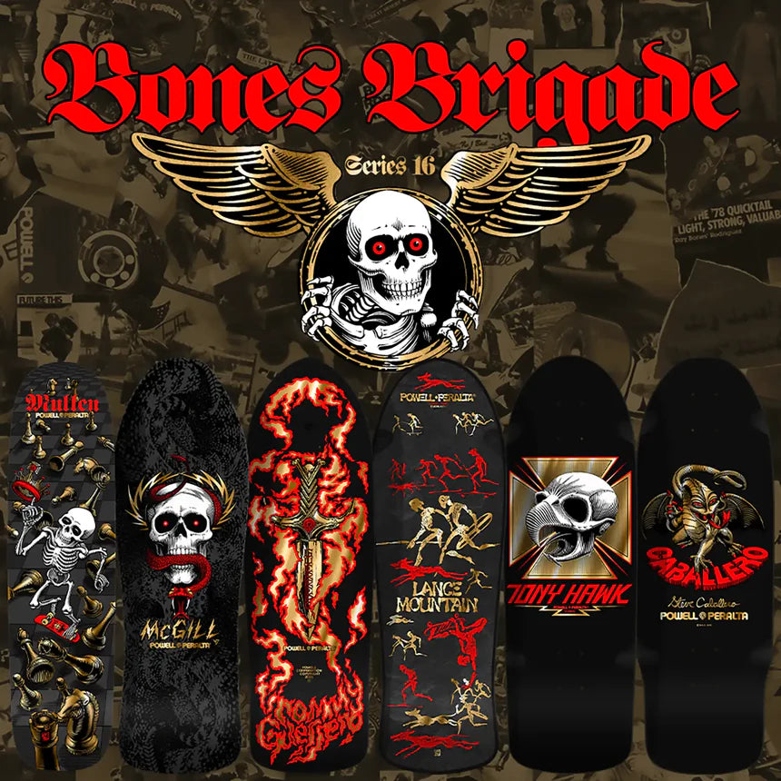 Powell Peralta BONES BRIGADE SERIES 16 Black Foil Mike McGill