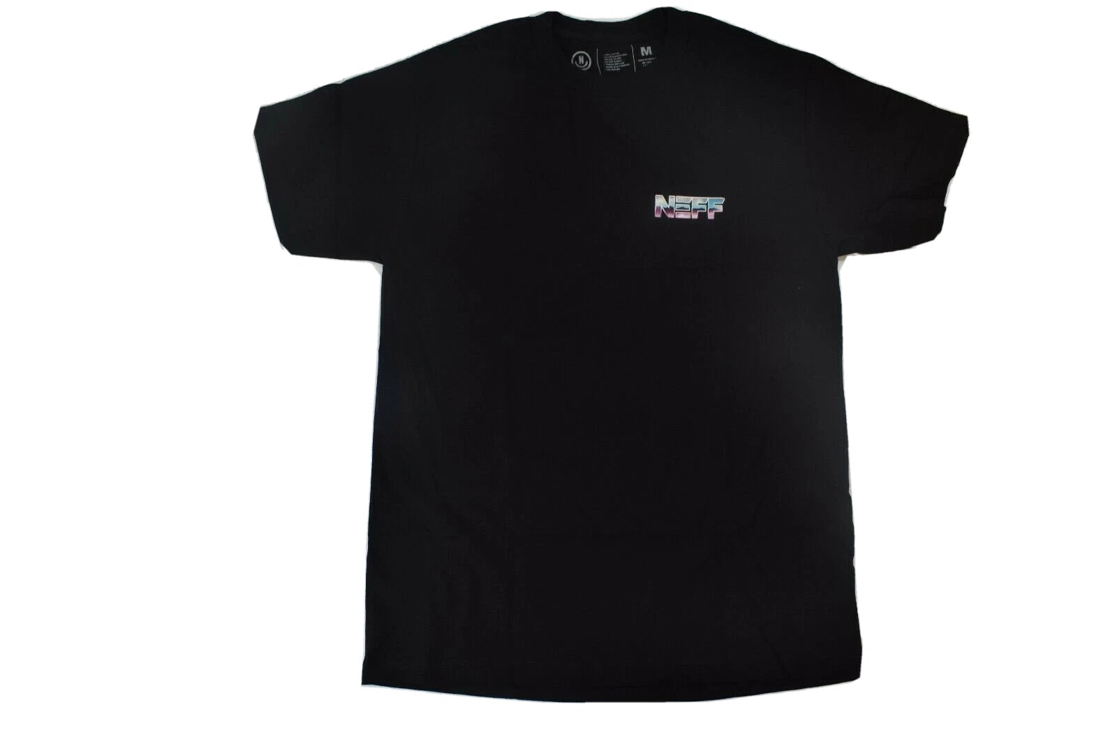 Neff Mens Megaforce Dino Dinosaur Black Tee Shirt