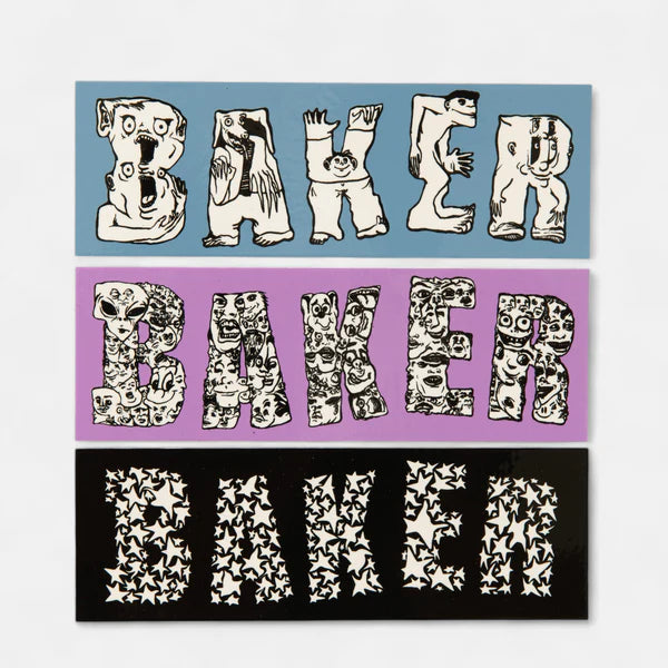 Baker 'Get Lost' 12 Sticker Pack