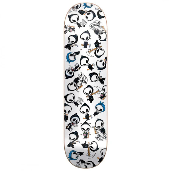 Blind Skateboards Reaper Wallpaper Complete Skateboard  7.75 White