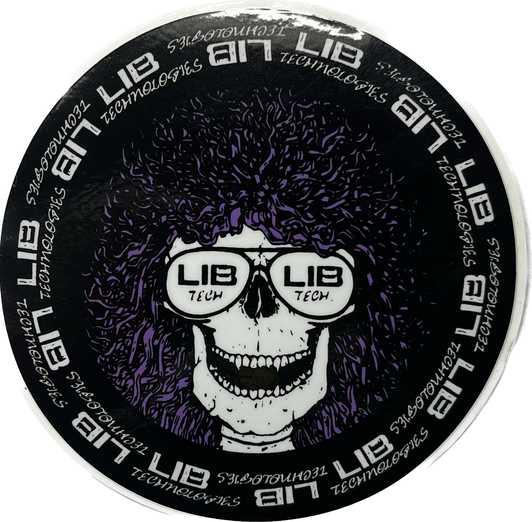 Lib Technologies Snowboards OG Skelly 'Doughboy' 4" Circle  Assorted Colors