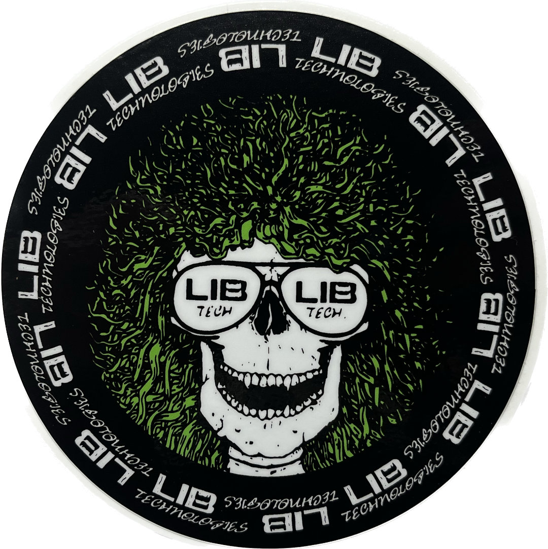Lib Technologies Snowboards OG Skelly 'Doughboy' 4" Circle  Assorted Colors