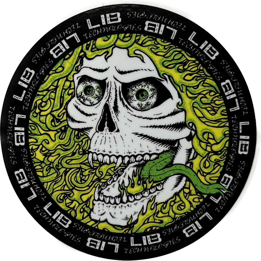 Lib Technologies Snowboards Cosmic Skelly 4" Circle Sticker
