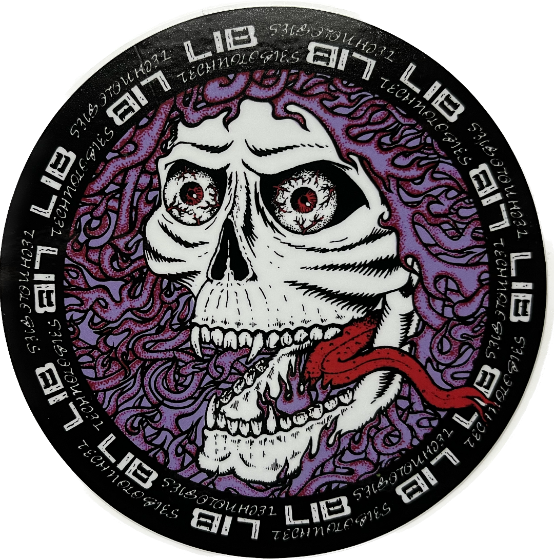 Lib Technologies Snowboards Cosmic Skelly 4" Circle Sticker