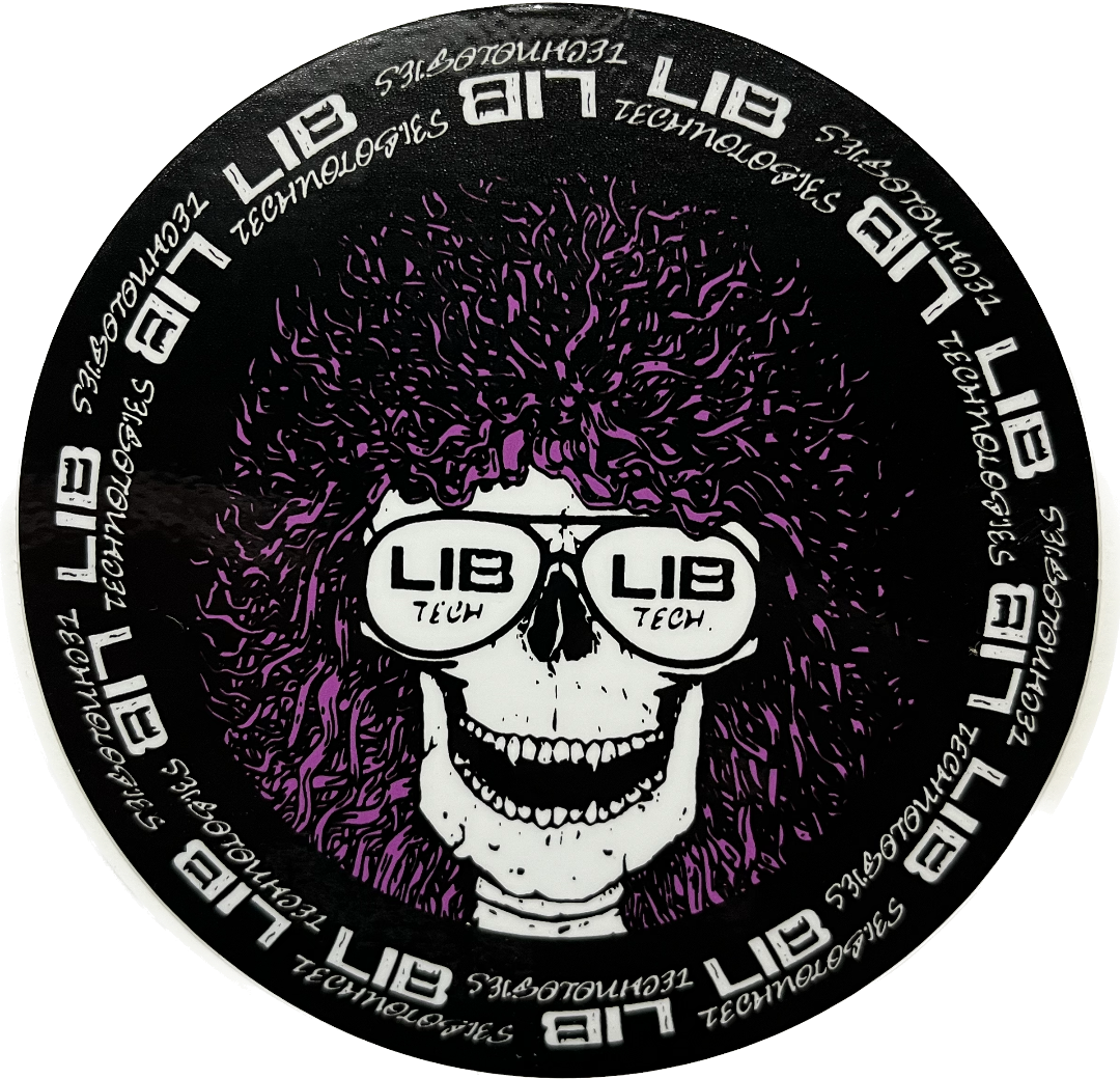 Lib Technologies Snowboards OG Skelly 'Doughboy' 4" Circle  Assorted Colors