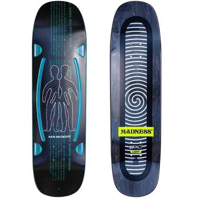 Madness Skateboards Sam Beckett Split Impact Light Skateboard Deck 8.75''