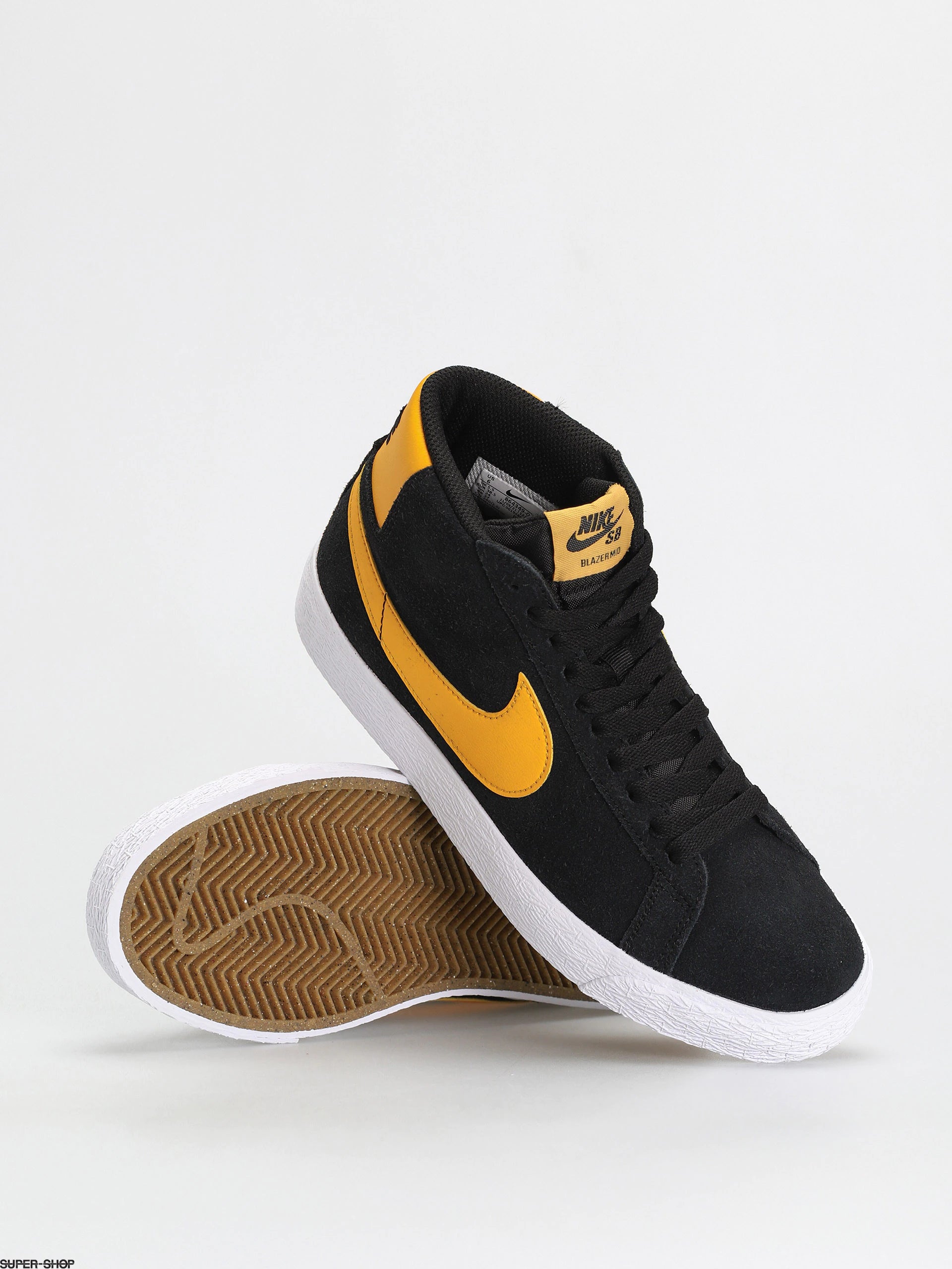 Nike SB Blazer Mid- Black/ University Gold