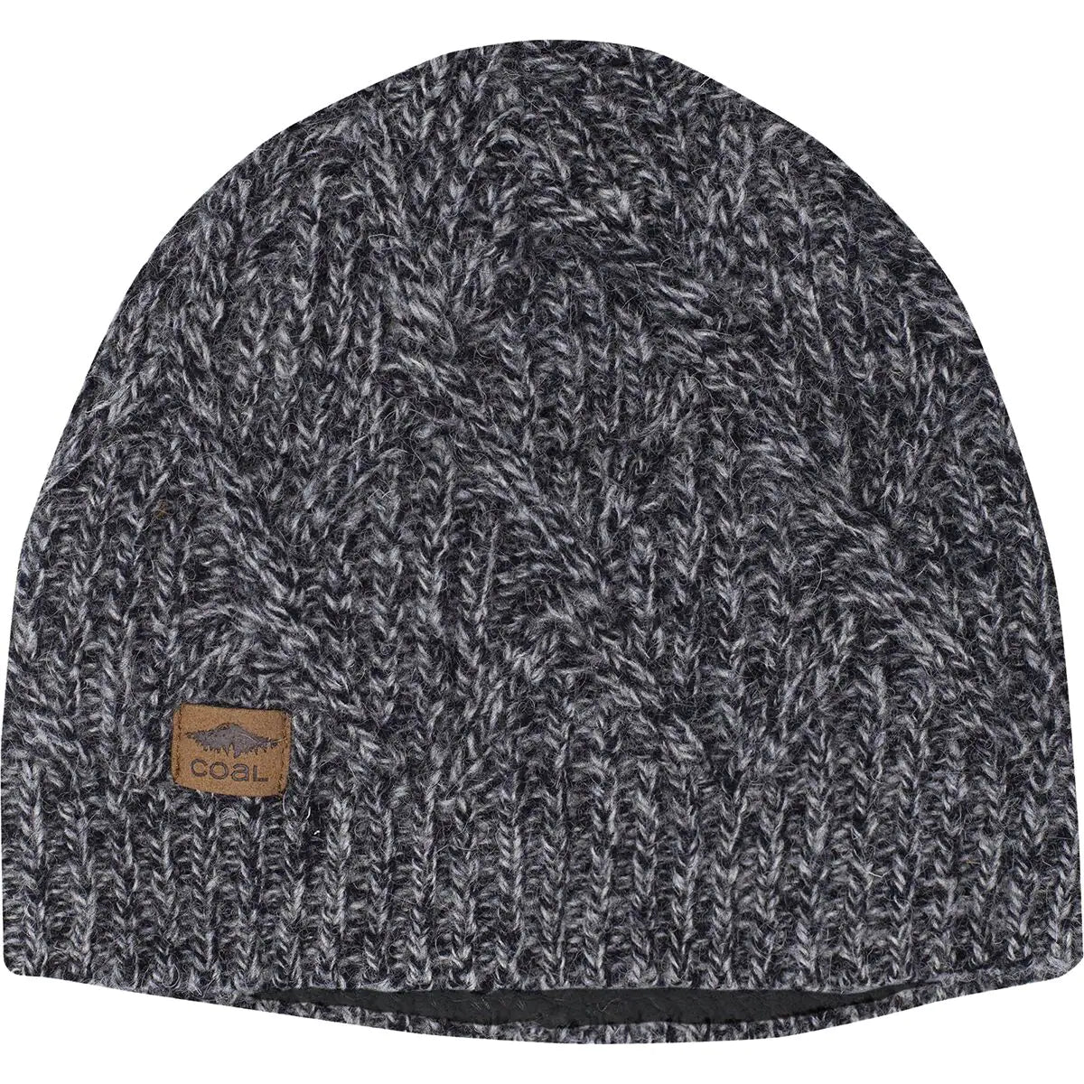 Coal Yukon Cable Knit Wool Beanie