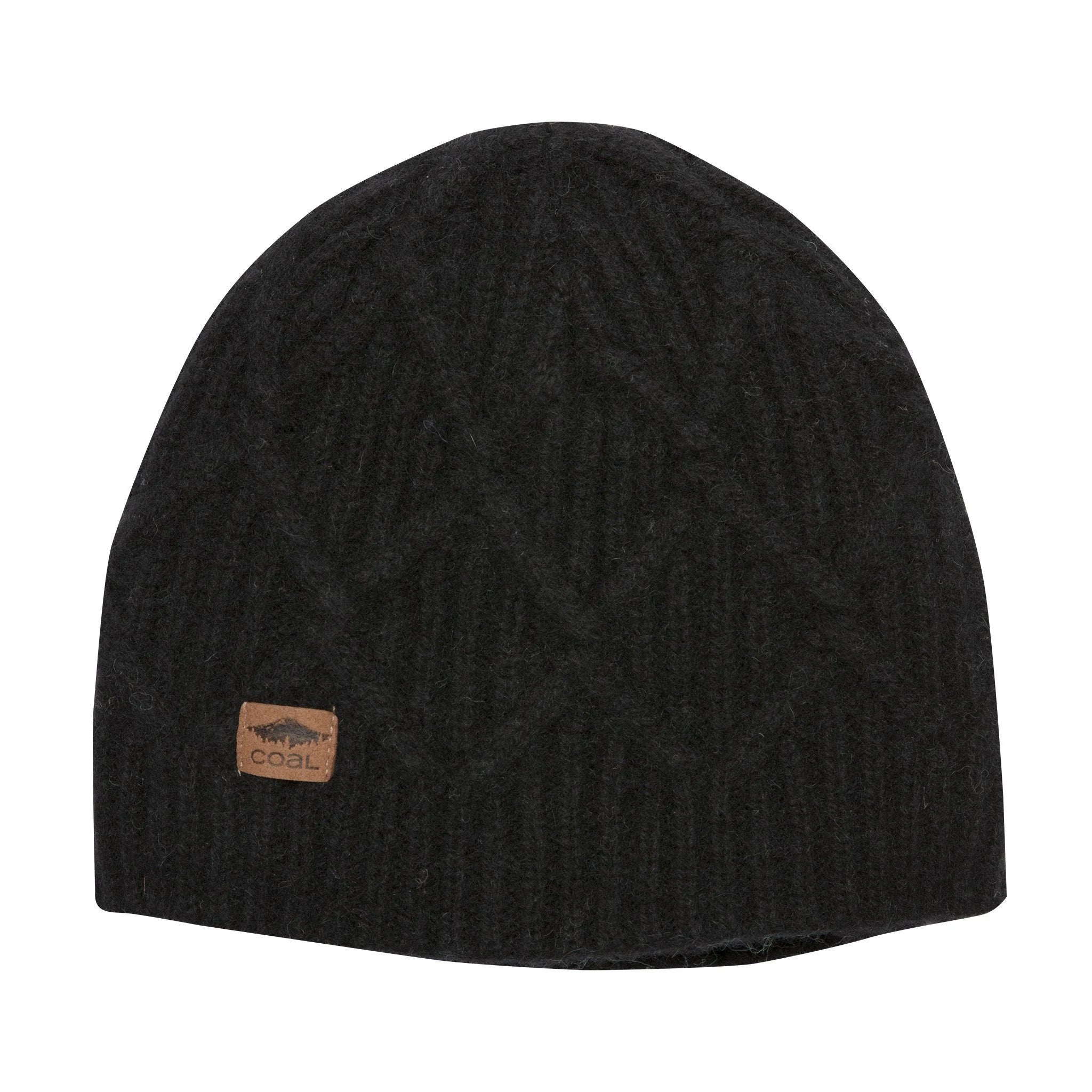 Coal Yukon Cable Knit Wool Beanie