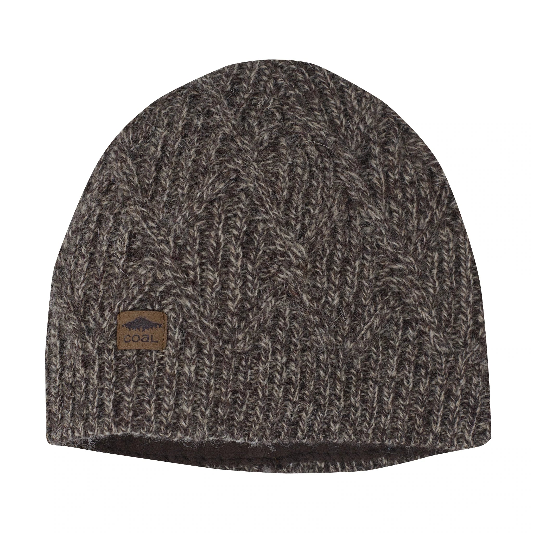 Coal Yukon Cable Knit Wool Beanie