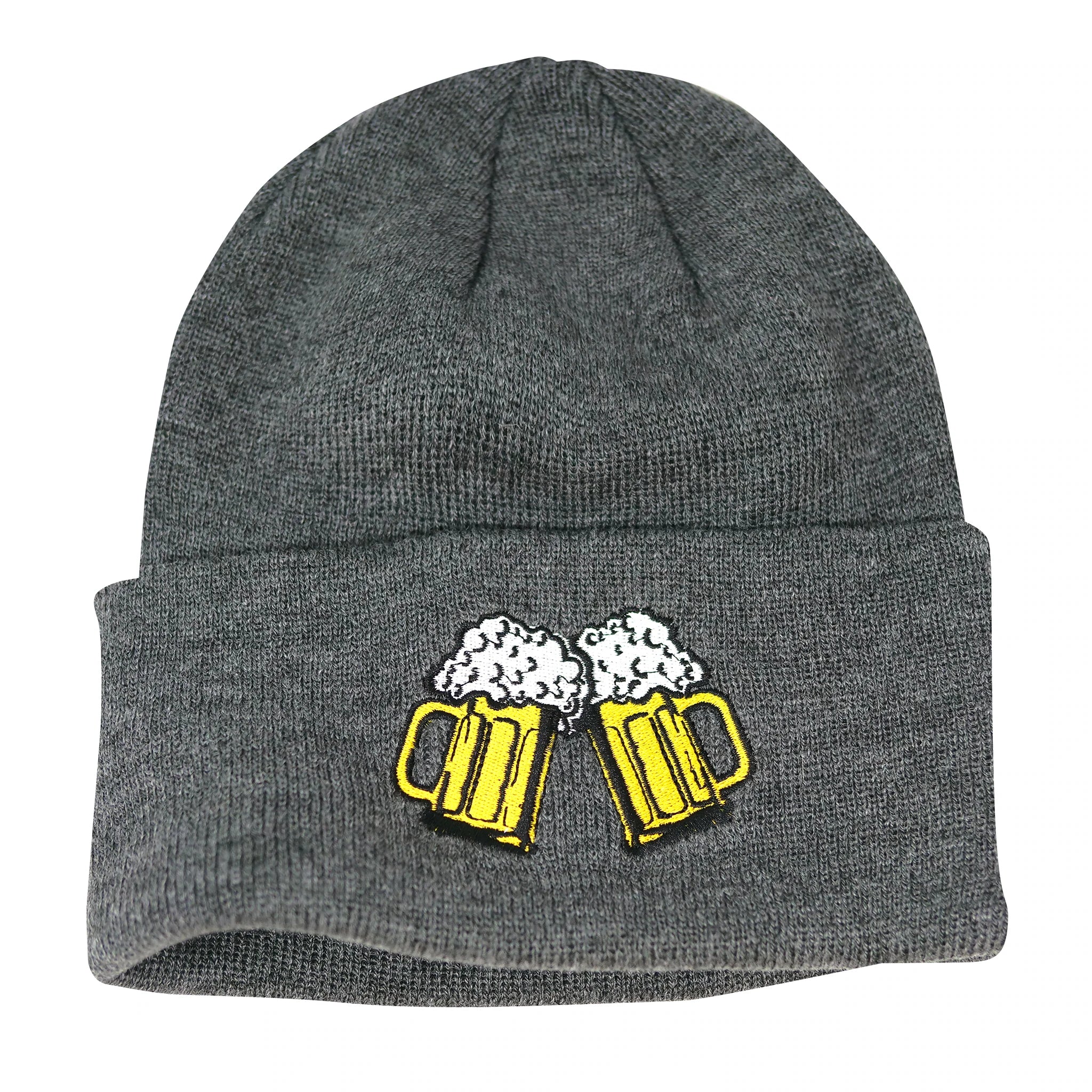 Coal Crave Food & Drink Patch Acrylic Cuff Beanie